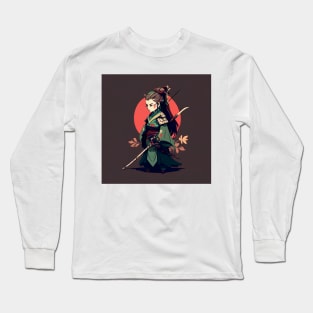 Anime Elf Saumrai Long Sleeve T-Shirt